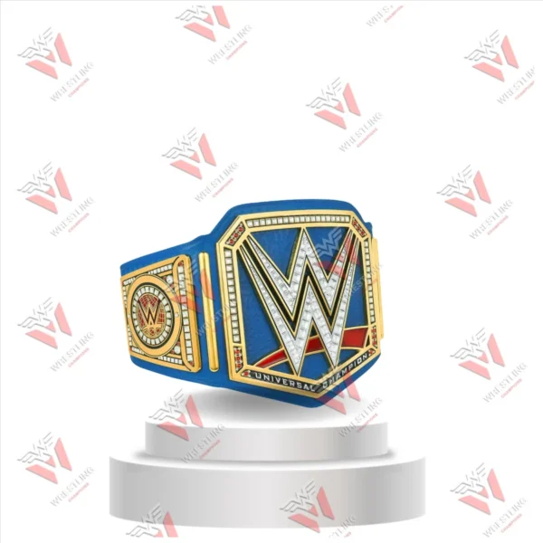 Universal Blue Championship Heavyweight Wrestling Replica Title Belt
