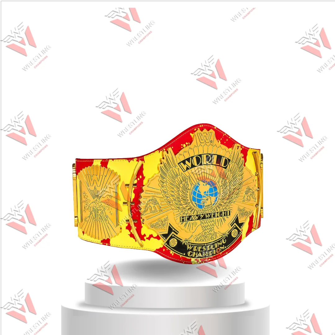 Hulk Hogan Winged Eagle Championship Wrestling Belt WC