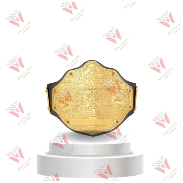 Big Gold Heavyweight Championship Wrestling Replica Title Belt