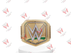 World Heavyweight Championship Wrestling Title Belt With Gold Strap