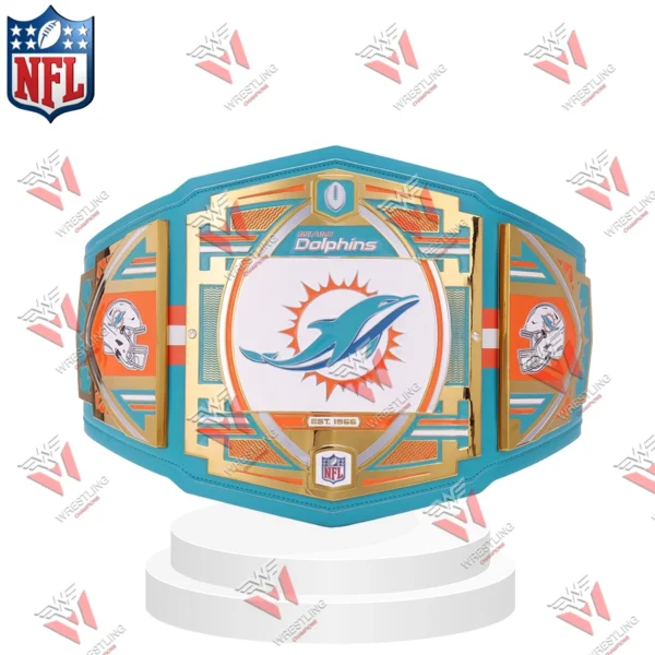 Miami Dolphins WWE Legacy Replica Wrestling Title Belt