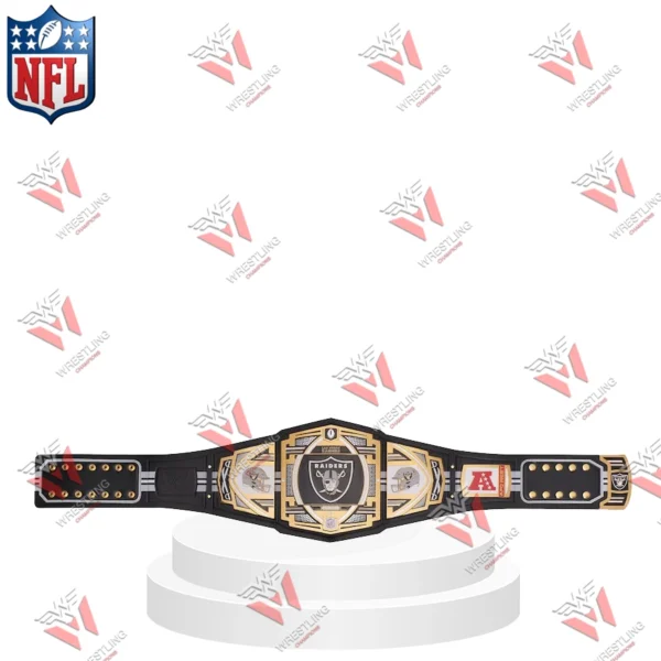 NFL Las Vegas Raiders Replica Wrestling Legacy Title Belt