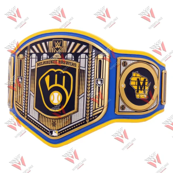 Milwaukee Brewers WWE Legacy Replica Wrestling Title Belt