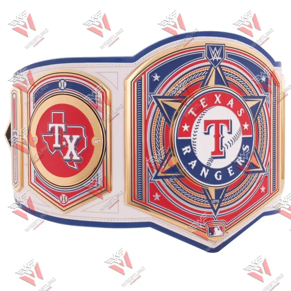 Texas Rangers WWE Legacy Replica Wrestling Title Belt