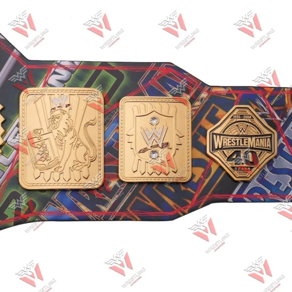 WWE Attitude Era 40 Years WrestleMania Replica Wrestling Title Belt