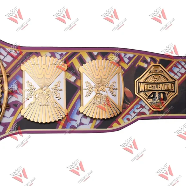 WWE Winged Eagle 40 Years WrestleMania Replica Wrestling Title Belt