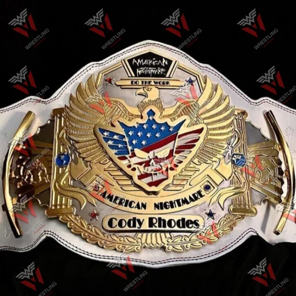 Cody Rhodes American Nightmare World Wrestling Championship Title Belt
