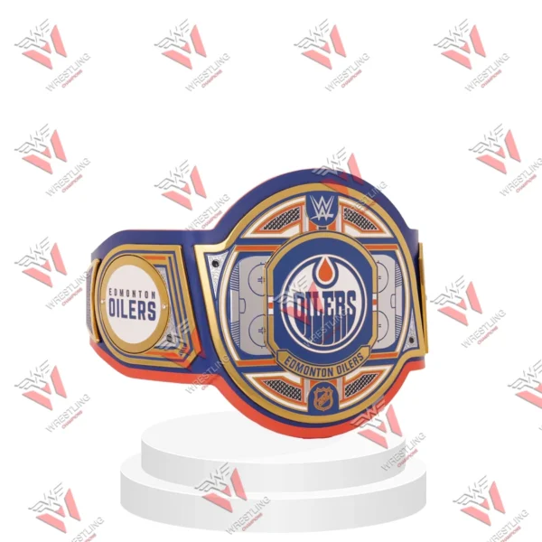 Edmonton Oilers Championship Legacy Wrestling CNC 4MM & 6MM Title Belt