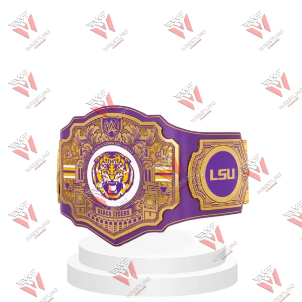 LSU Tigers Championship Wrestling CNC 4MM & 6MM Legacy Title Belt