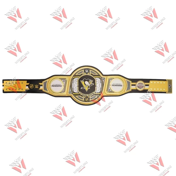 Pittsburgh Penguins Legacy Championship Wrestling Title Belt