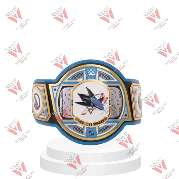 San Jose Sharks Championship Legacy Wrestling Title Belt