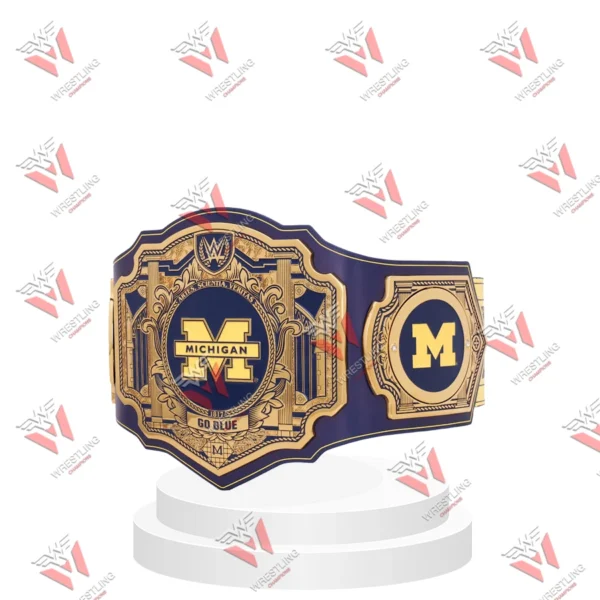 Michigan Wolverines Wrestling Championship Legacy Title Belt