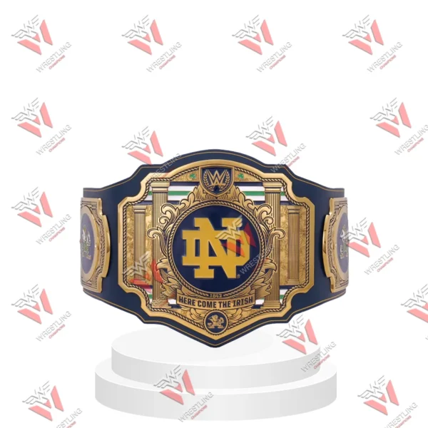 Notre Dame Fighting Irish Wrestling Championship Legacy Title Belt