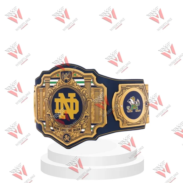 Notre Dame Fighting Irish Wrestling CNC 4MM & 6MM Championship Legacy Title Belt