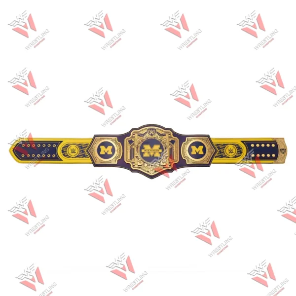 Michigan Wolverines Wrestling Championship Legacy Title Belt