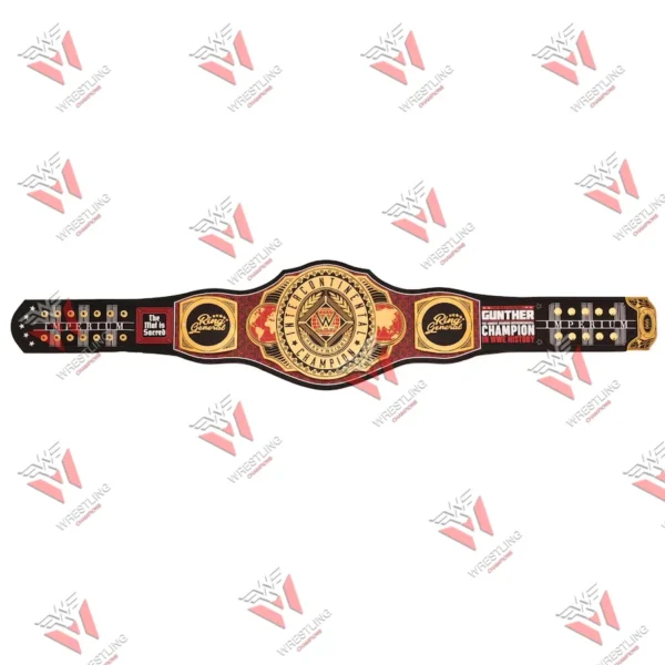 Gunther 666 Days Signature Series CNC 4MM & 6MM Wrestling Championship Title Belt