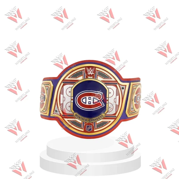 Montreal Canadiens Legacy Wrestling Championship Title Belt