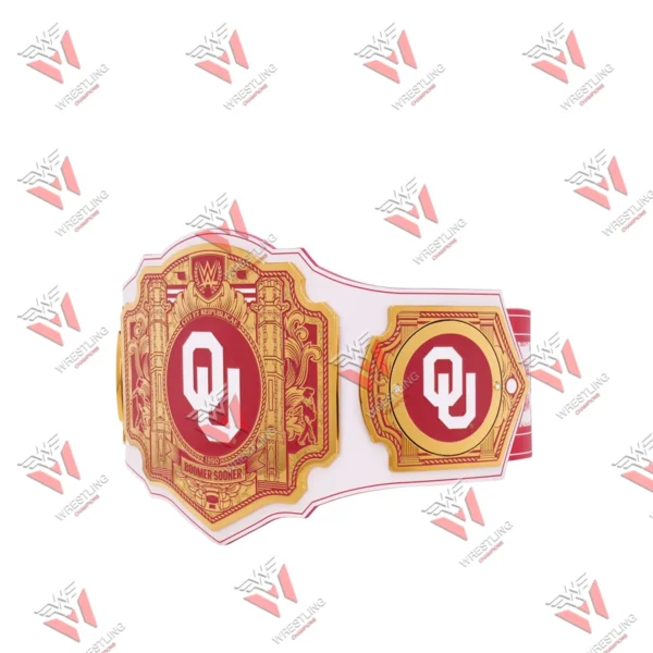 Oklahoma Sooners Wrestling CNC 4MM & 6MM Championship Legacy Title Belt