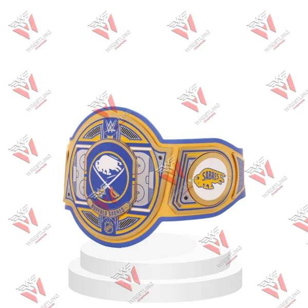 Buffalo Sabres Championship Legacy CNC 4MM & 6MM Wrestling Title Belt