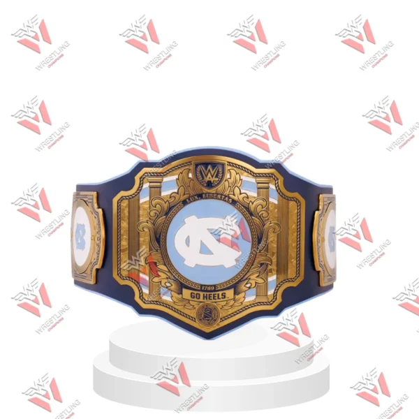 North Carolina Tar Heels Wrestling Championship Legacy Title Belt