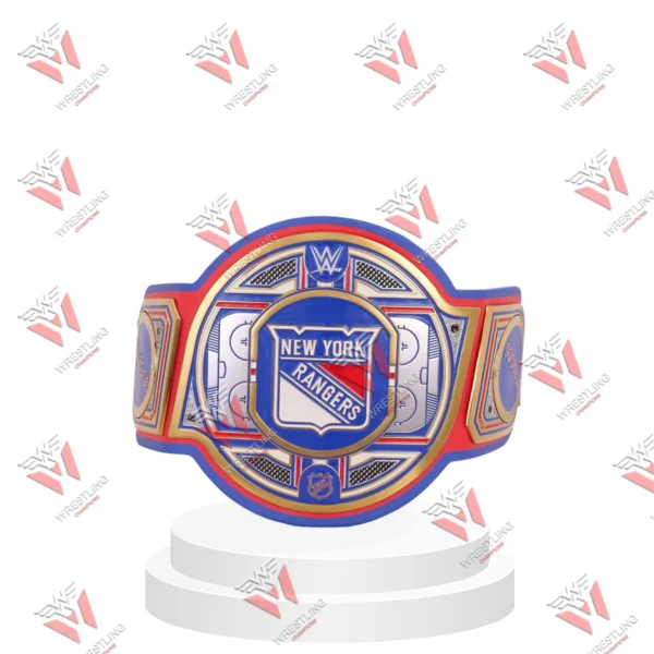 New York Rangers Legacy Championship Wrestling Title Belt