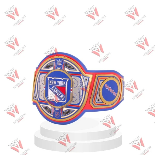 New York Rangers Legacy Championship Wrestling Title Belt