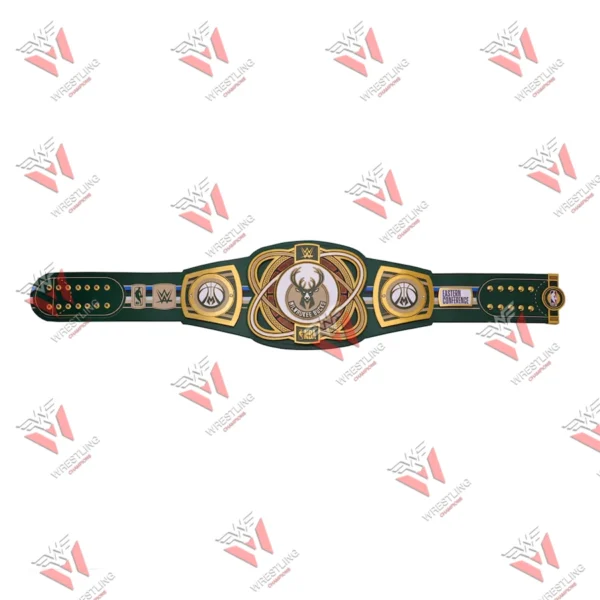 Milwaukee Bucks Championship Legacy Title CNC 4MM & 6MM Wrestling Belt