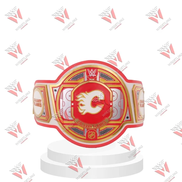 Calgary Flames Wrestling Championship Legacy Title Belt