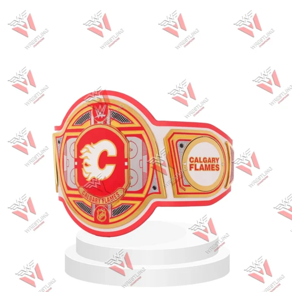 Calgary Flames Wrestling Championship Legacy CNC 4MM & 6MM Title Belt