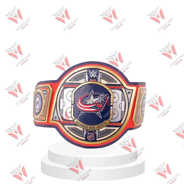 Columbus Blue Jackets Wrestling Legacy Title Belt