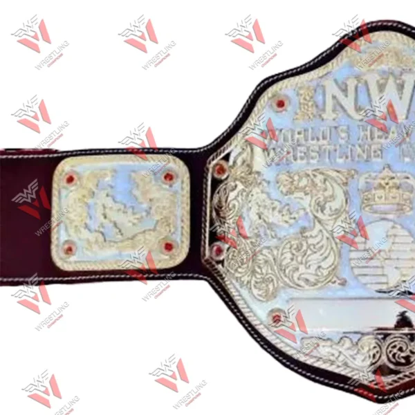 NWA Big Gold World Heavyweight Wrestling Belt