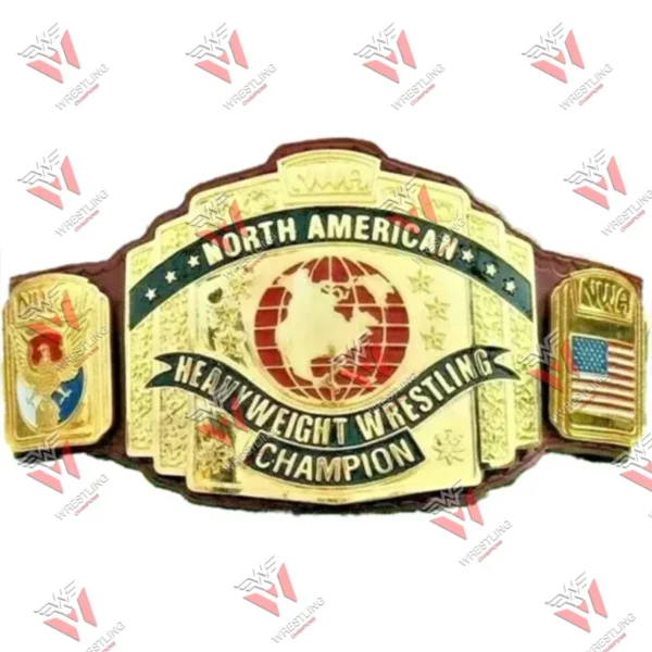 NWA North American Heavyweight CNC 4MM & 6MM Championship Belt