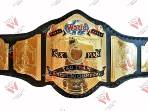 NWA World Six Man Tag Team Championship Belt