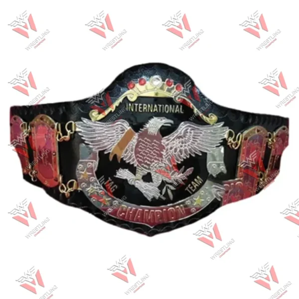 NWA International Tag Team CNC 4MM & 6MM Wrestling Championship Belt