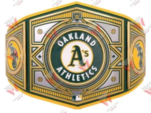 Oakland Athletics MLB Championship CNC 4MM & 6MM Title Belt