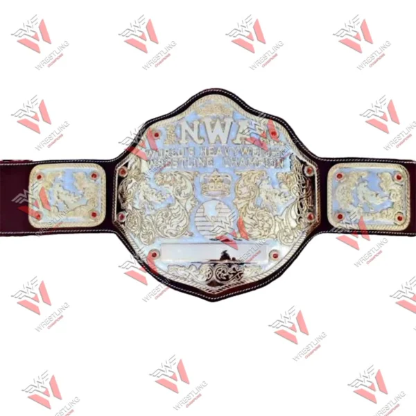 NWA Big Gold World Heavyweight Wrestling Belt