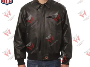 Men’s New England Patriots Wrestling champions NFL Leather Jacket