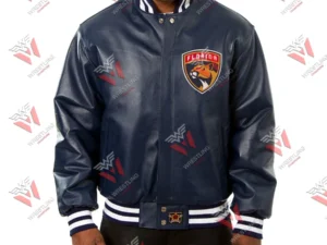 Men’s Florida Panthers NHL Leather Jacket