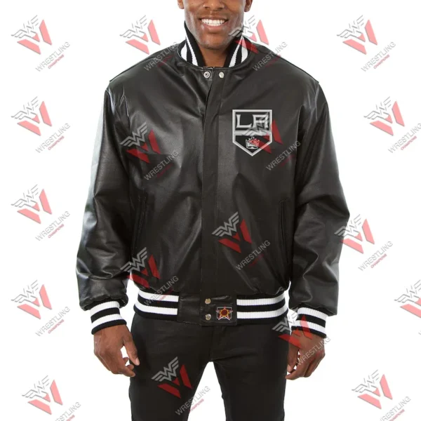 Men’s Los Angeles Kings NHL Leather Jacket