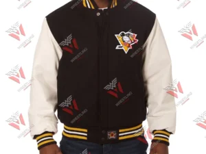 Men’s Pittsburgh Penguins NHL Leather Jacket