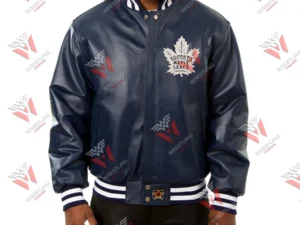 Men’s Toronto Maple Leafs NHL Leather Jacket