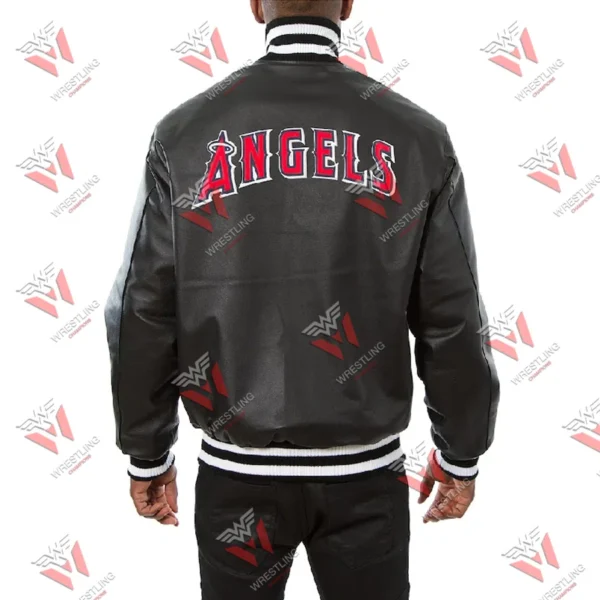 Men’s Los Angeles Angels MLB Leather Jacket