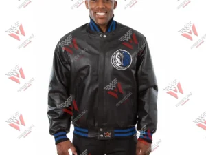 Men’s Dallas Mavericks NBA Leather Jacket