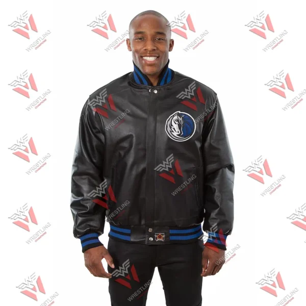 Men’s Dallas Mavericks NBA Leather Jacket