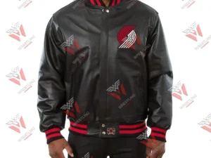 Men’s Portland Trail Blazers NBA Leather Jacket