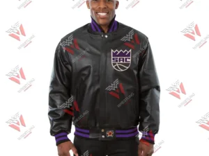 Men’s Sacramento Kings NBA Leather Jacket