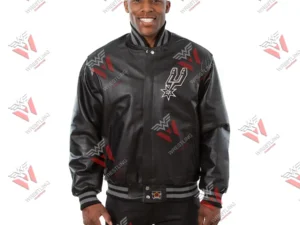 Men’s San Antonio Spurs NBA Leather Jacket