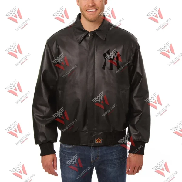 Men’s New York Yankees MLB Leather Jacket