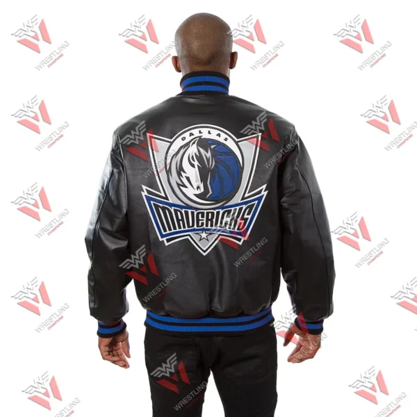 Men’s Dallas Mavericks NBA Leather Jacket