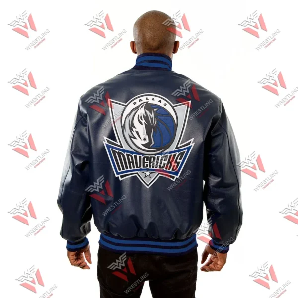 Men’s Dallas Mavericks NBA Leather Jacket